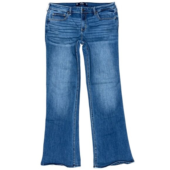 HOLLISTER Women's Low-Rise Boot Classic Stretch Jeans | Size 15 Reg. - Picture 3 of 10